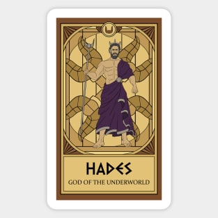 Hades Tarot Card Sticker